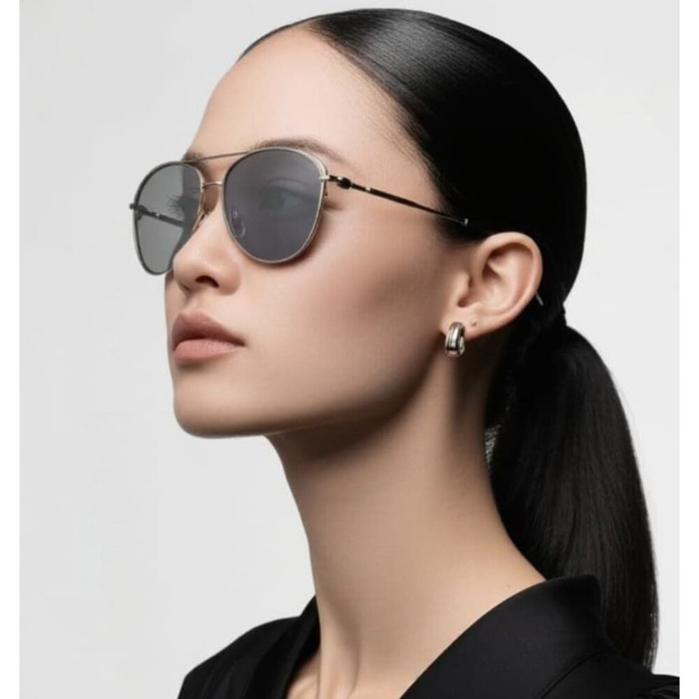 NEW BURBERRY SUNGLASSES UNISEX BE3157 1005/8V SILVER EYEWEAR BE3157 10058V - Picture 2 of 4